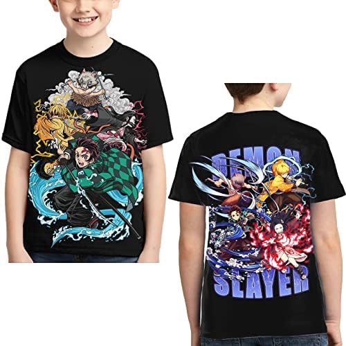 Erkek ve Kız Gömlek Kısa Kollu Cosplay Gençlik Anime T-Shirt