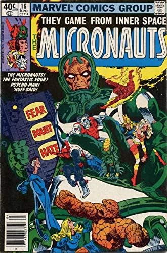 Mikronotlar (Cilt. 1) 16 (Gazete Bayii ) VF; Marvel çizgi romanı / Fantastik Dörtlü Psikopat Adam