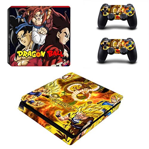 Anime Drago Ve VIP Balonlar Son Goku, Vegeta, süper Saiyan PS4 veya PS5 Cilt Sticker PlayStation 4 veya 5 Konsol ve 2 Kontrolörleri