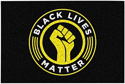 Siyah Lives Matter Paspas 24x16 Halı Mat Dekoratif Ev Ofis Banyo Mutfak Duş Kaymaz Halı Paspaslar