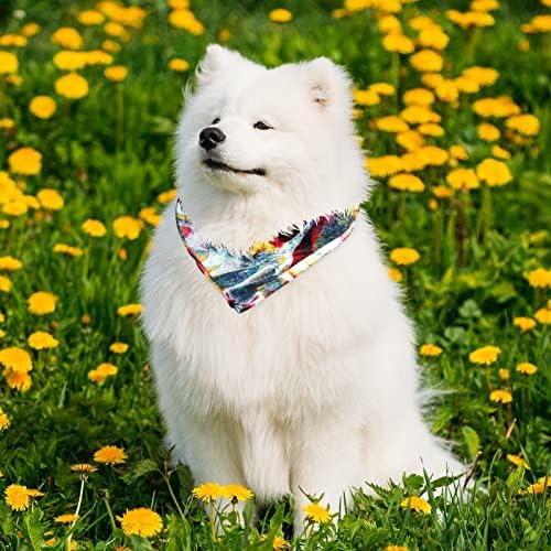 Sevimli Köpek Bandanalar Erkek Kız 2 Paket Güz Köpek Eşarp Cadılar Bayramı Yaka doğum günü hediyesi Büyük ve Ekstra Büyük