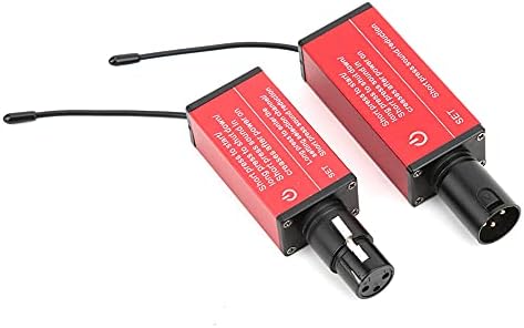 900-930Hz Dijital Kablosuz Ses Sistemi Dahili Pil Mikrofon Verici Alıcı (kırmızı)