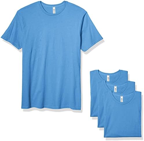 AquaGuard Erkek Günlük Düzenli Forma Kısa Kollu Gömlekler - 3'lü Carolina Mavisi