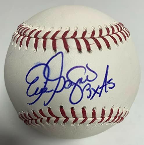 Eric Gagne, MLB Beyzbol JSA W834304 Dodgers'ı Yazılı İmzalı Beyzbol Toplarıyla İmzaladı