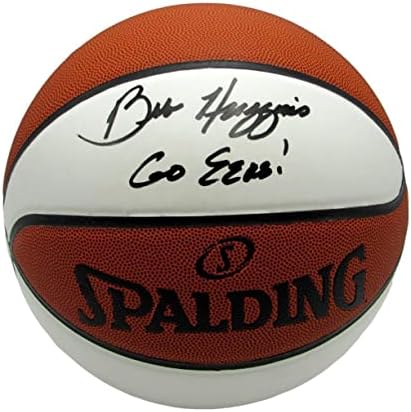 Batı Virginia'dan Bob Huggins Univ İmzalı / Yazılı Spalding Basketball JSA 165875-İmzalı Kolej Basketbolları